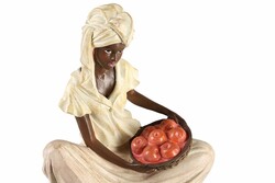 Porland African Lady Apple Biblo 17cm - Thumbnail