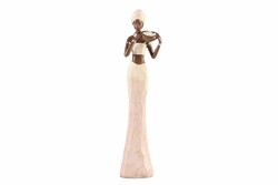 Porland African Lady Standing Biblo 30cm - Thumbnail