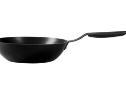 Porland Simola Siyah Wok Tava 28cm - Thumbnail