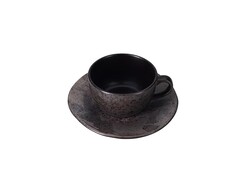 Porland Stoneware Ironstone Tabaklı Çay Fincanı 25 - Thumbnail